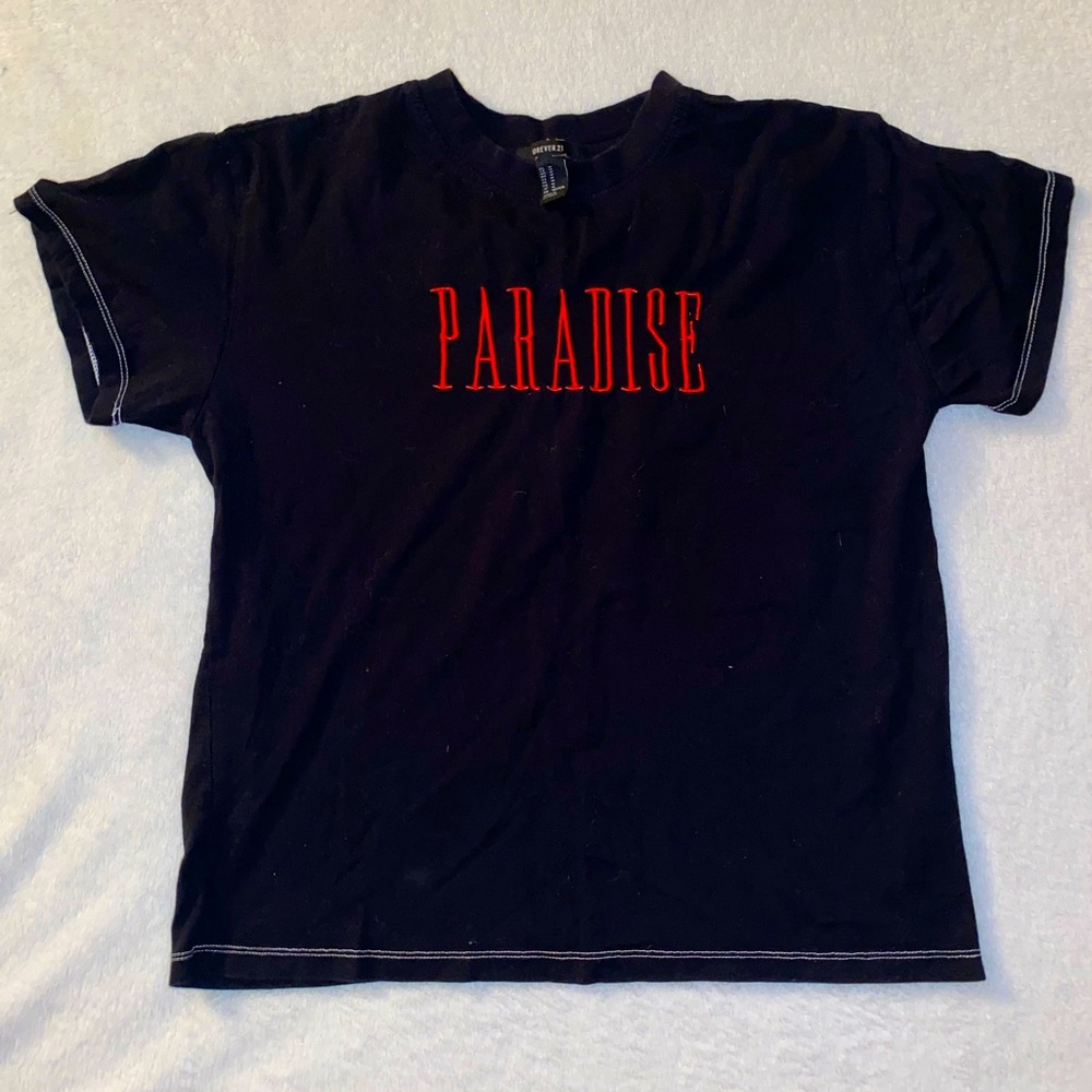 Black “Paradise” T-Shirt